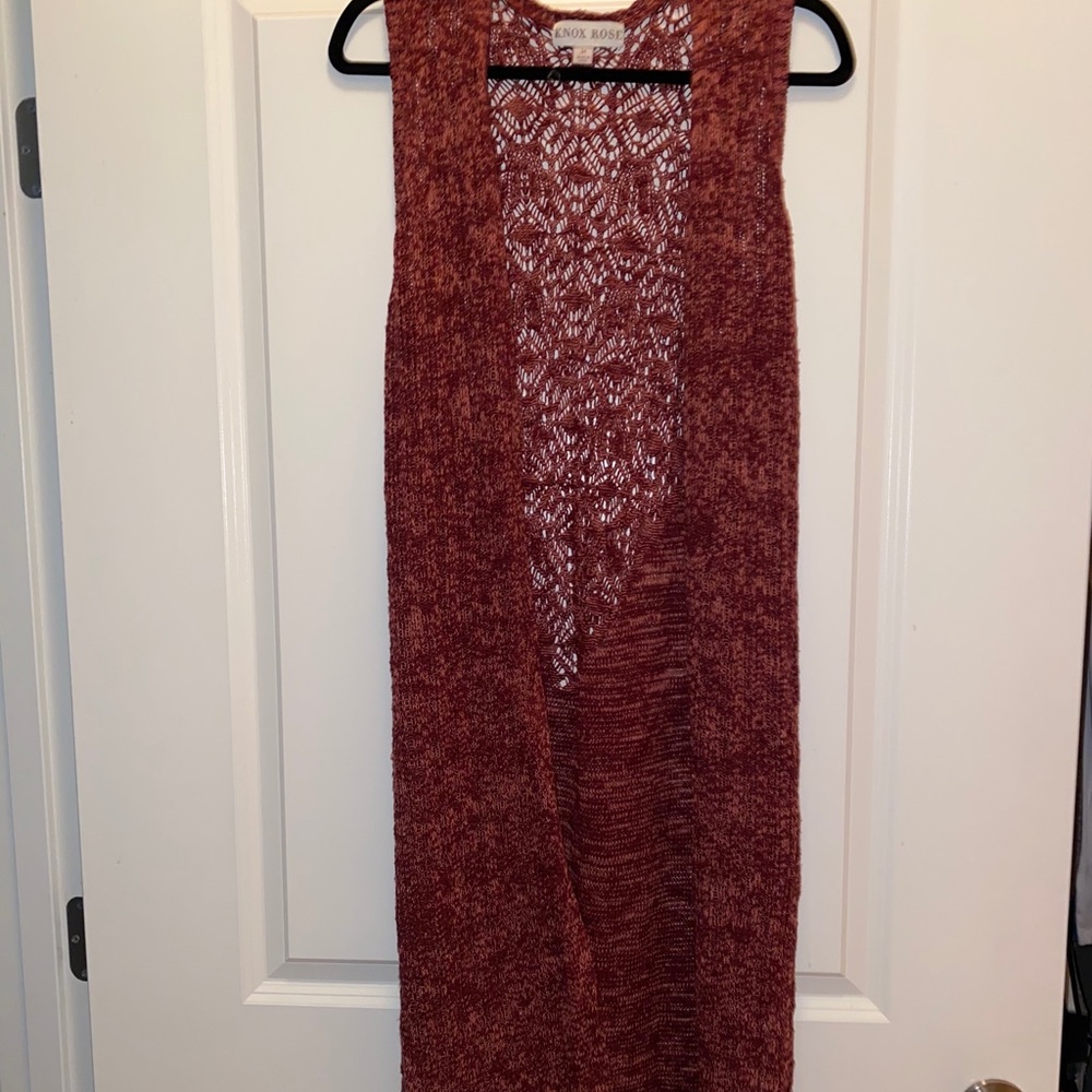 Sleeveless Cardigan
